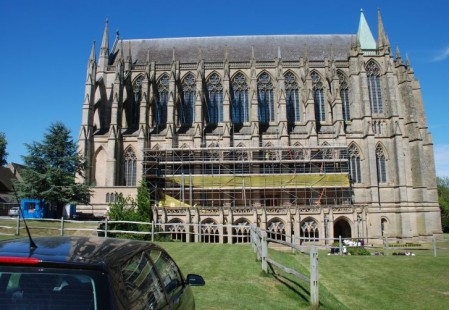 NJS Scaffolding for Lancing College Chapel