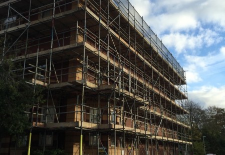 NJS Scaffolding for Linden Homes in Graylingwell, Chichester